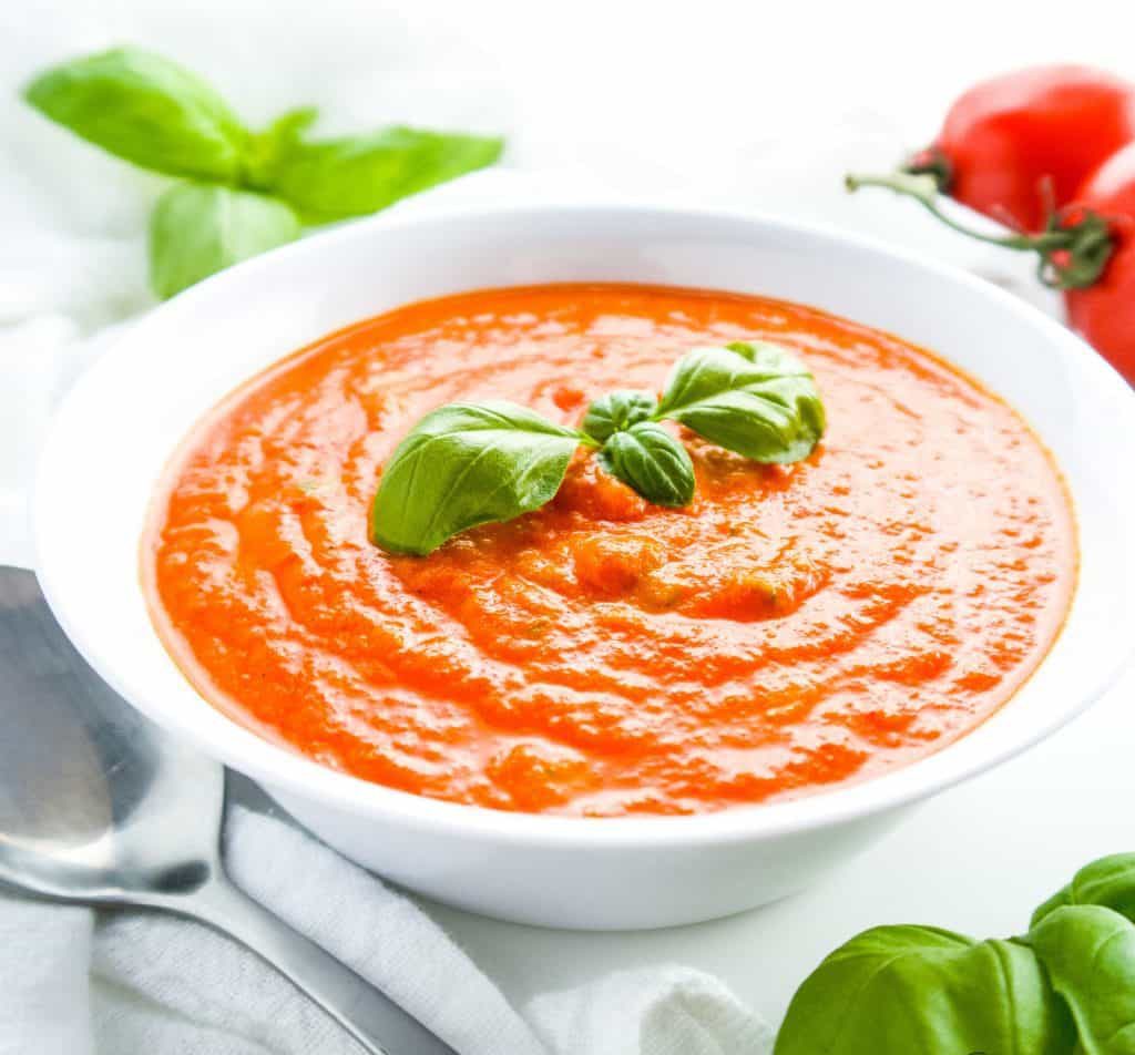 Roasted Tomato Basil Soup