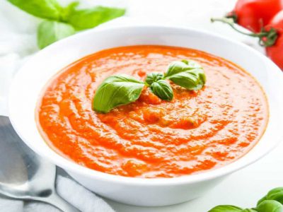 Roasted Tomato Basil Soup